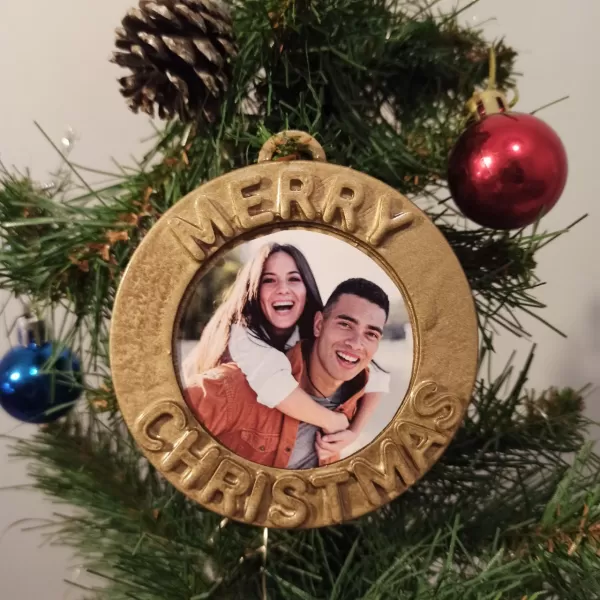 Personalized Christmas Ornaments with Photo, Interchangeable - Model preview 10