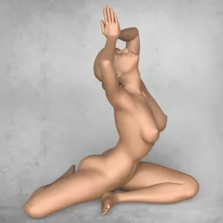 Yoga Female Pose Collection - Model thumbnail 25