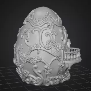 Fantasy Egg House – STL File 3D Printable - Model thumbnail 10