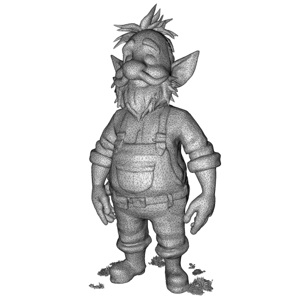 Forest Gnome Character Collection Kitbash High-Poly 3D Model - Model preview 13