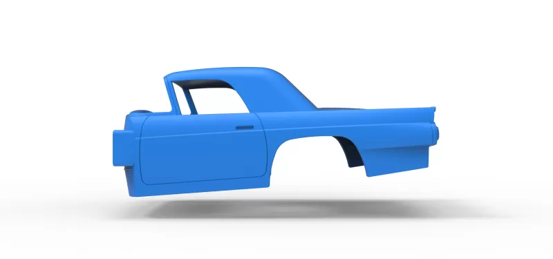 Shell of Vintage front engine dragster Version 6 Scale 1:25 - Model preview 7