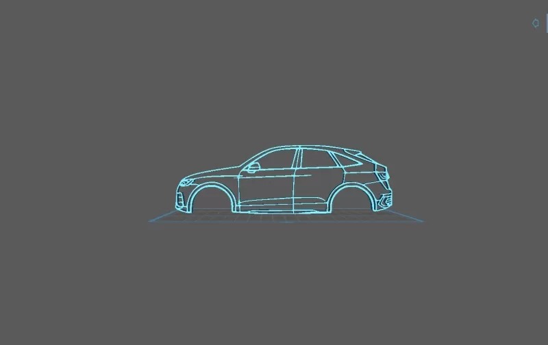 Audi - Q5 SportBack 2021 Wall Art - Model preview 1