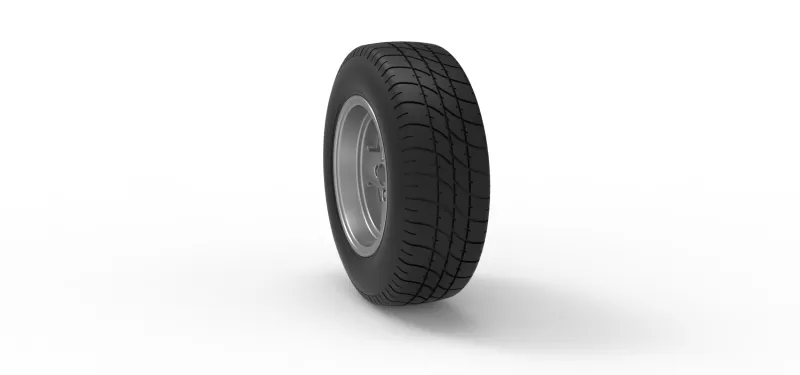Rear wheel of BriSCA Formula 2 Stock Car Scale 1:25 - Model preview 8