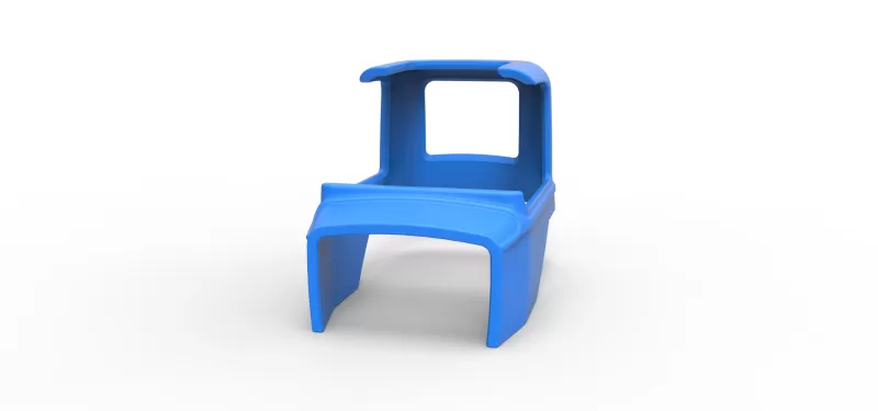 Shell of Vintage Supermodified stock car Version 3 Scale 1:25 - Model preview 4