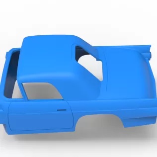 Shell of Vintage front engine dragster Version 6 Scale 1:25 - Model thumbnail 8