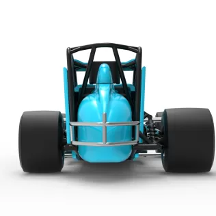 Pavement Sprint car Version 2 Scale 1:25 - Model thumbnail 16