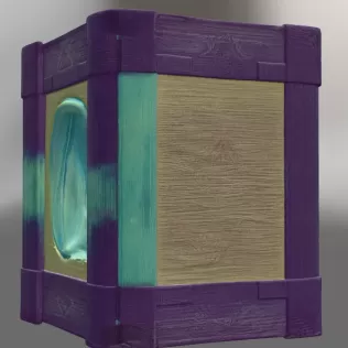 Fantasy Book Nook Cottage STL File 3D Printable Bookend Diorama - Model thumbnail 4