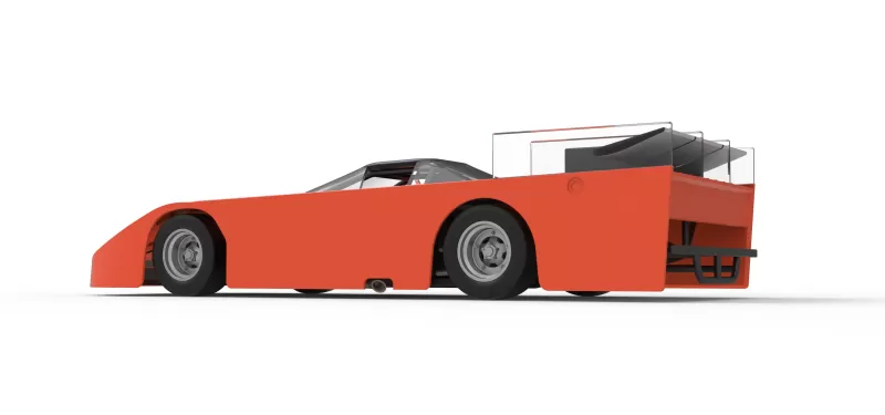 Vintage Asphalt Outlaw Super late model 1:25 - Model preview 13