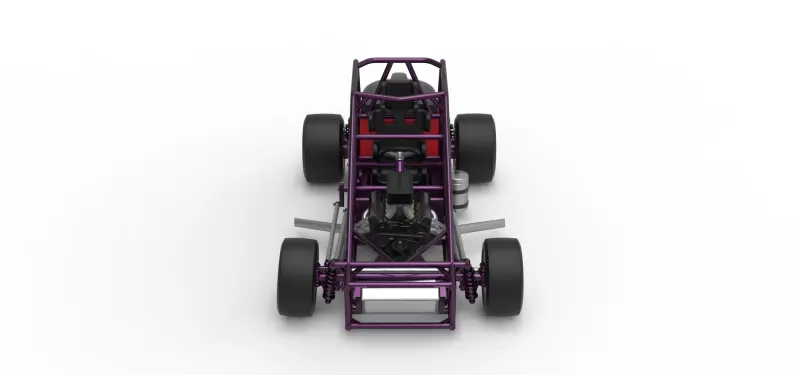 Experimental Pavement Silver Crown Car Base Version 2 Scale 1:25 - Model preview 8