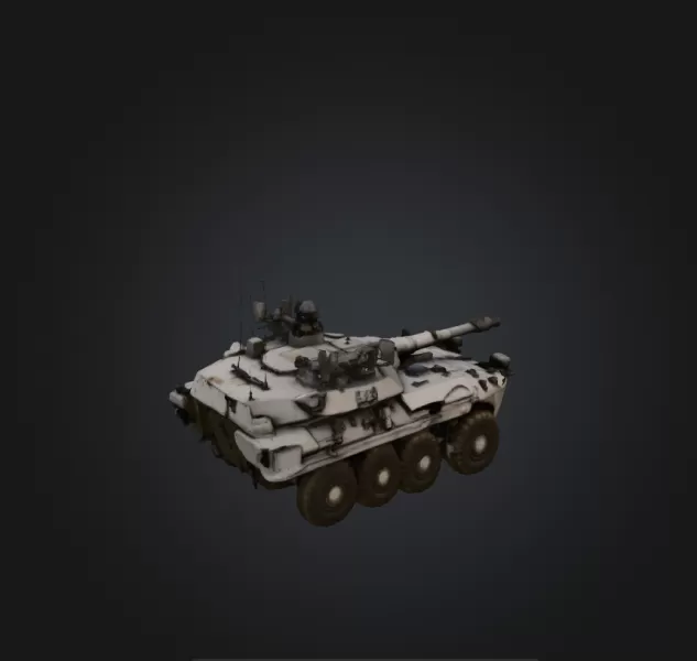 Army Tank - Model preview 3