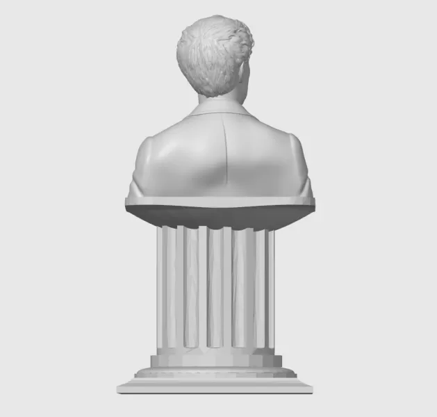 Vasil Levski 3d STL (Васил Левски) - Model preview 4