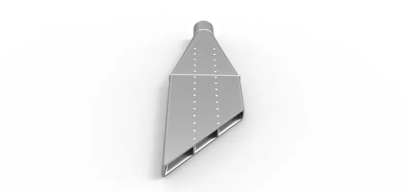 NASCAR Boom Tube Exhaust Scale 1:25 - Model preview 5