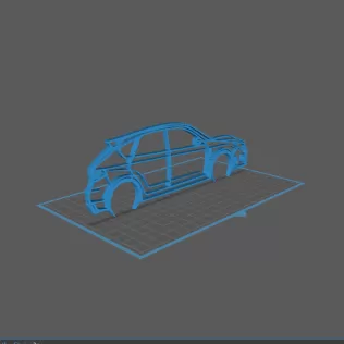 Subaru - WRX GR Hatchback Wall Art - Model thumbnail 1