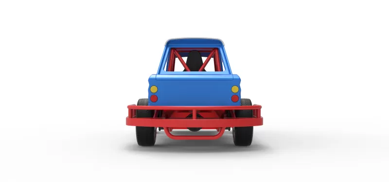 New Zealand Vintage Stock car Scale 1:25 - Model preview 16