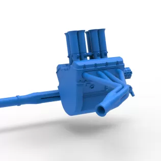 Engine V8 for Supermodified race car Version 5 Scale 1:25 - Model thumbnail 12