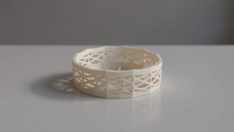 Spider Web Bowl - Halloween Candy Dish - Model preview 4