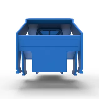 Shell of Vintage Dirt Modified stock car Version 8 Scale 1:25 - Model thumbnail 11