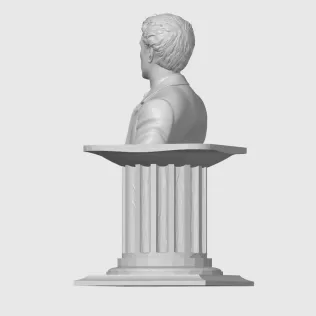 Vasil Levski 3d STL (Васил Левски) - Model thumbnail 3