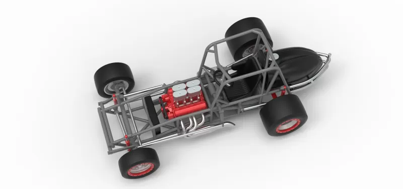 Vintage Pavement Silver Crown Car Base Scale 1:25 - Model preview 4