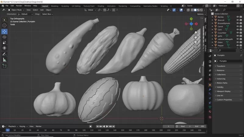 Garden Sign and Attachments - Model preview 12