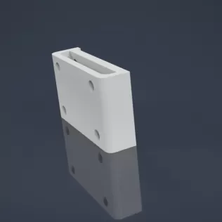 DeWalt Battery Belt Mount – Portable Battery Holder - Model thumbnail 5