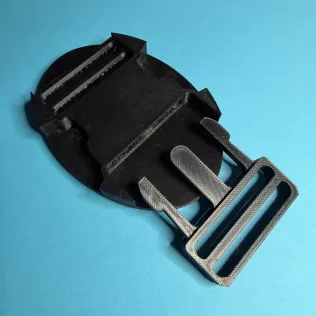 Batman Logo Snaplock Belt Buckle - Model thumbnail 7