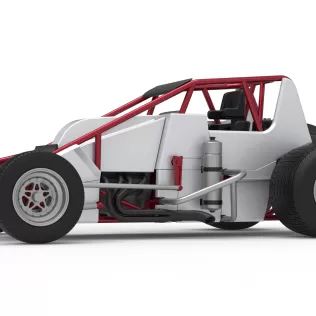 Dirt Silver Crown Car Scale 1:25 - Model thumbnail 2