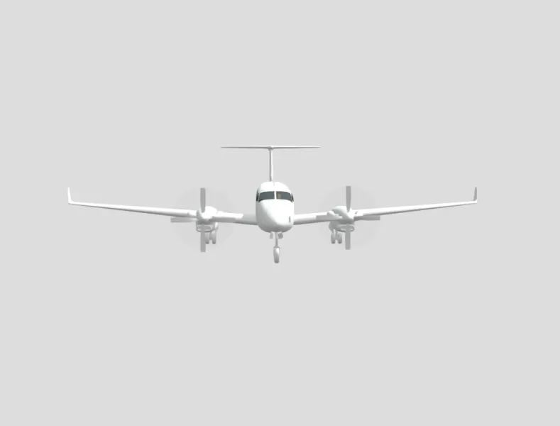King Air Beechcraf - Model preview 4