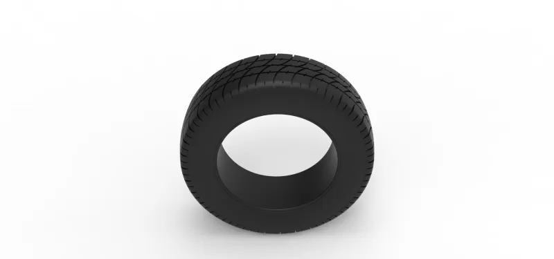 Race tire 10 Scale 1:25 - Model preview 6