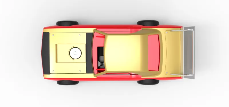 Vintage Semi-Late Model Stock Car Scale 1:25 - Model preview 11