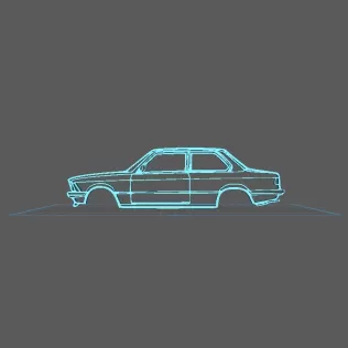 BMW - Serie 3 E21 1975 Wall Art