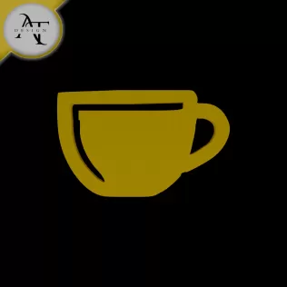 Simple Coffee Cup Symbol - 2D Art