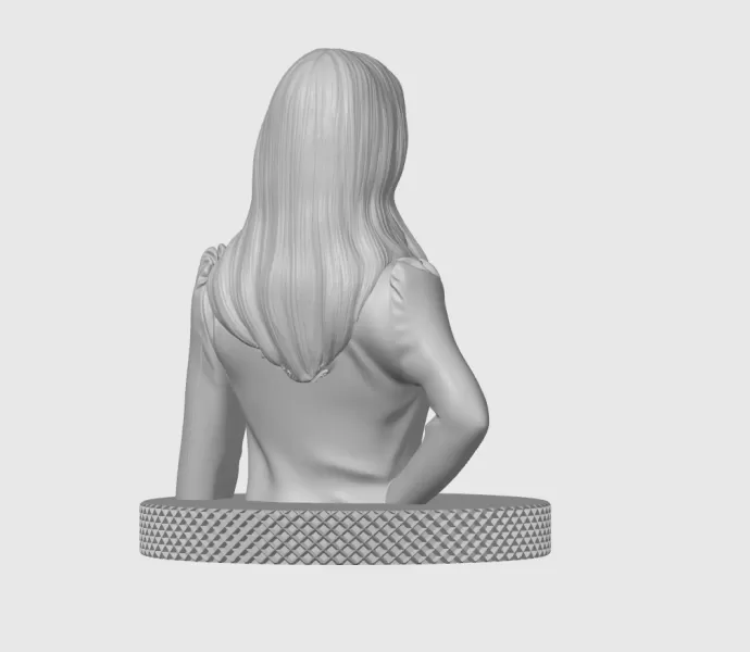 Emily Blunt 3D Bust Print - Model preview 8