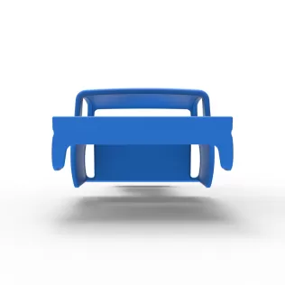 Shell of Vintage Asphalt Modified stock car V7 Scale 1:25 - Model thumbnail 12