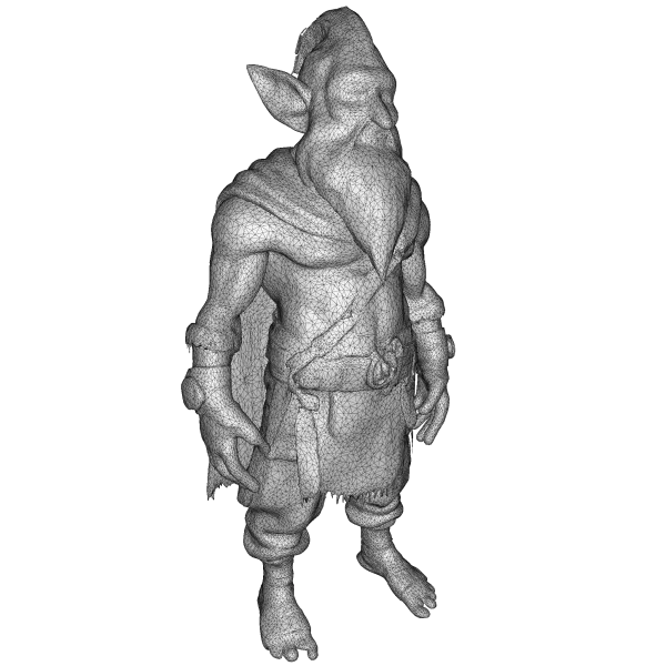 Dwarf Heroes Fantasy Warrior Kitbash Pack – High-Poly 10 Char - Model preview 19