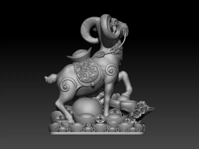 Zodiac Goat - Model preview 3