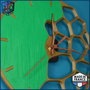 Voronoi design wall clock 300mm - Model thumbnail 7