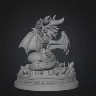 Love Dragon STL File for 3D Printing - Model thumbnail 9