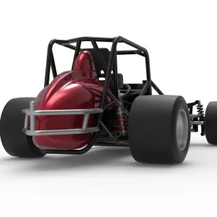 Pavement Silver Crown Car Base Version 3 Scale 1:25 - Model thumbnail 19