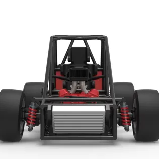 Experimental Pavement Silver Crown Car Base Scale 1:25 - Model thumbnail 6