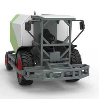 Racing Combine Harvester Scale 1:25 - Model thumbnail 22