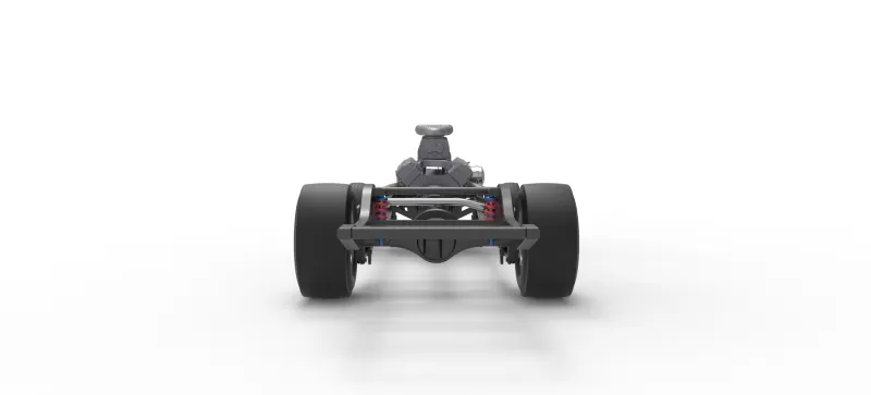 Chassis of Gasser Version 3 Scale 1:25 - Model preview 11