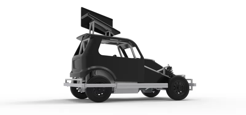 New Zealand Ministock car Version 3 Scale 1:25 - Model preview 21