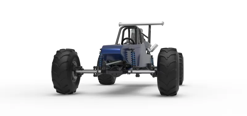 Vintage Mud dragster Scale 1:25 - Model preview 6