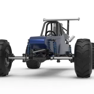 Vintage Mud dragster Scale 1:25 - Model thumbnail 6