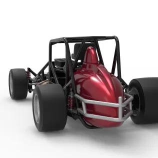 Pavement Silver Crown Car Base Version 3 Scale 1:25 - Model thumbnail 14