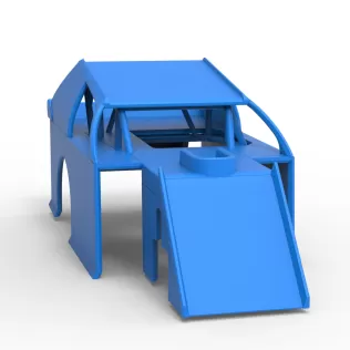 Shell of Mod Lite Race car Scale 1:25 - Model thumbnail 18