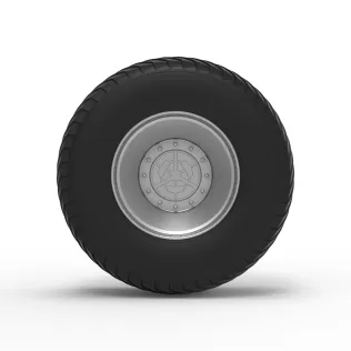 Rear wheel from Pulling tractor 3 Scale 1:25 - Model thumbnail 5