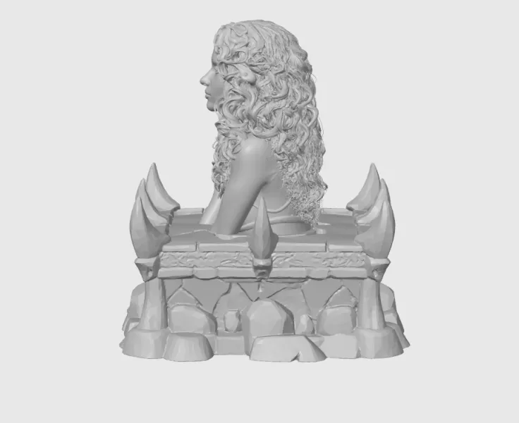 Gabriela Andrada 3D Bust Print - Model preview 6