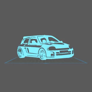 Renault - Clio V6 Wall Art